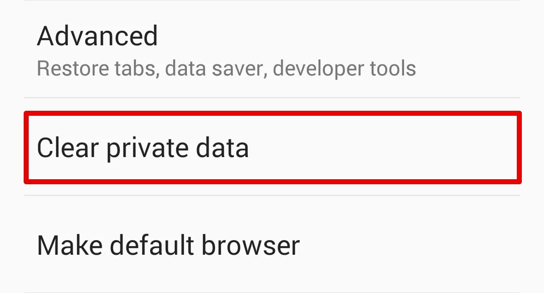 How do cookies affect the VPN? - In FireFox for Android - Tap Clear private data